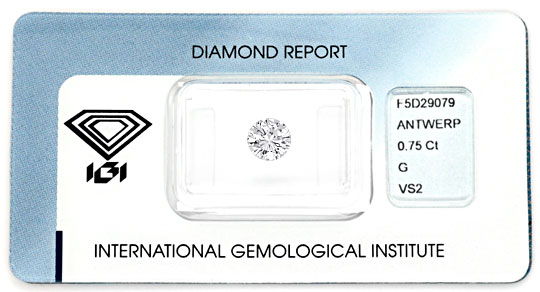 Foto 1 - Diamant 0,75Carat Brillant IGI Top Wesselton VS2, D5075