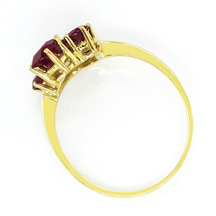 Foto 3 - Granate Gold-Schmuckset Ring Collier Armband, S5117
