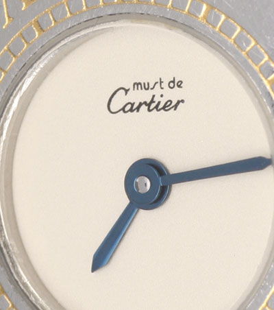 Foto 3 - Cartier 21 must de Cartier Stahl-Gold Damen-Armband-Uhr, U1519